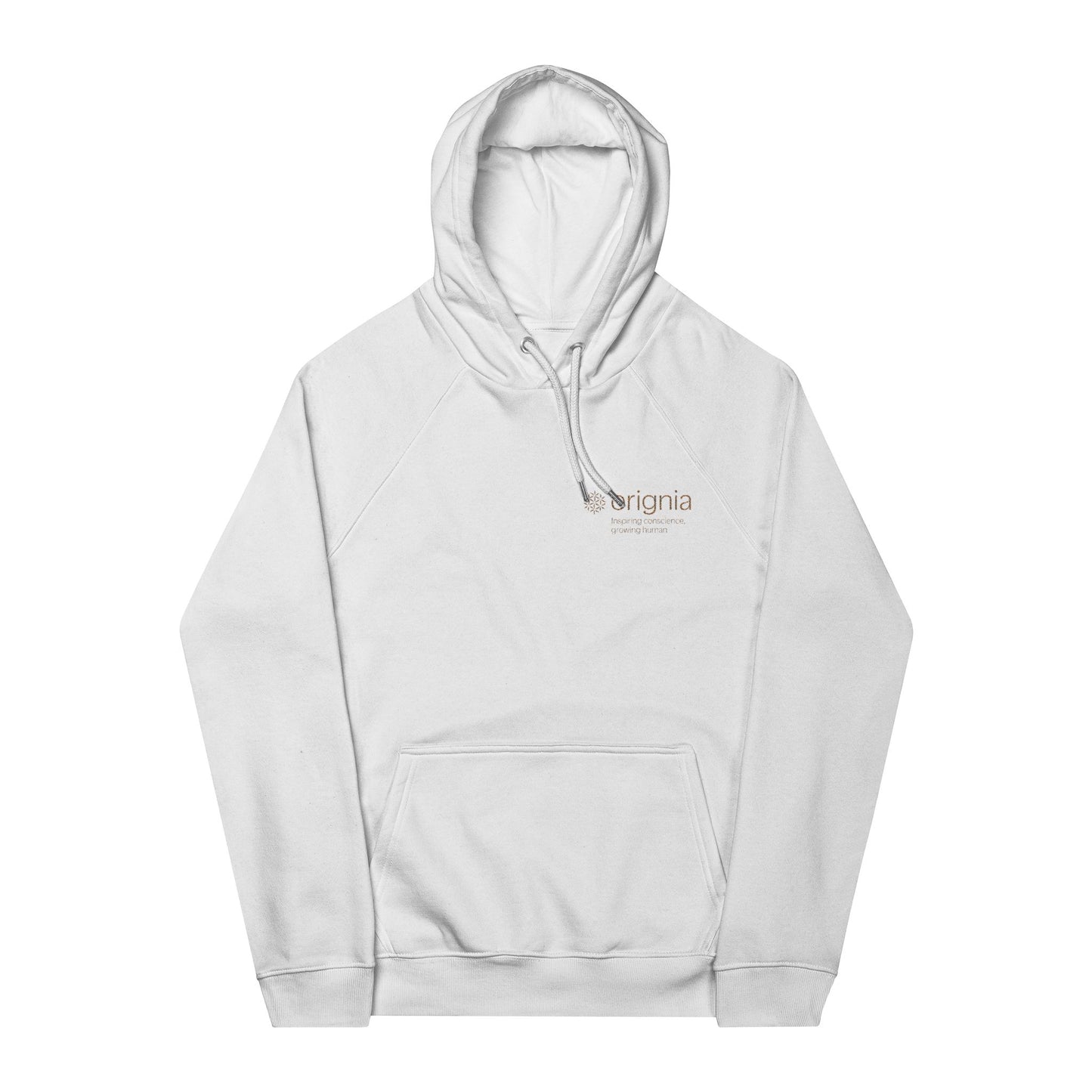 Sudadera Unisex Eco con Capucha Raglan – Confort Sostenible Bordado con Estilo