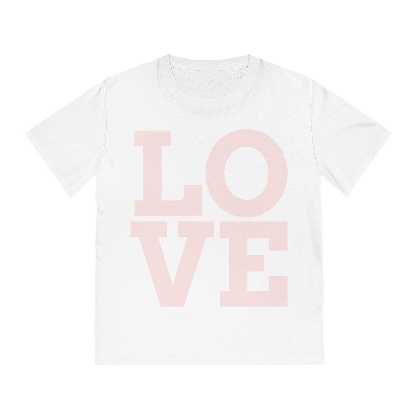 Camiseta Unisex Estilo Rocker – Diseño Minimalista ‘LOVE’ con Algodón Orgánico