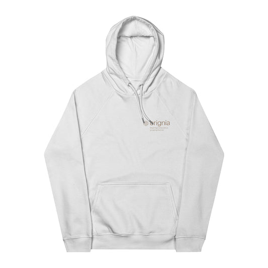 Sudadera Unisex Eco con Capucha Raglan – Confort Sostenible Bordado con Estilo