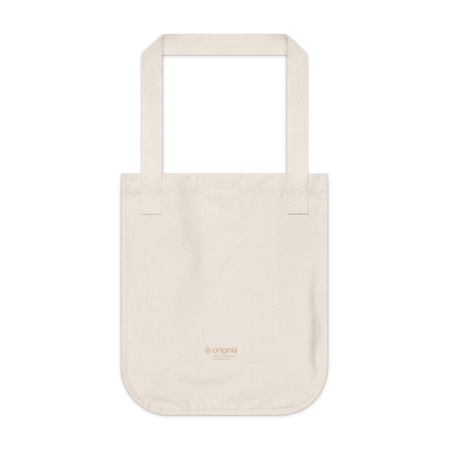 Organic Tote Bag - Inspiring Conscience, Growing Human - Eco-Friendly