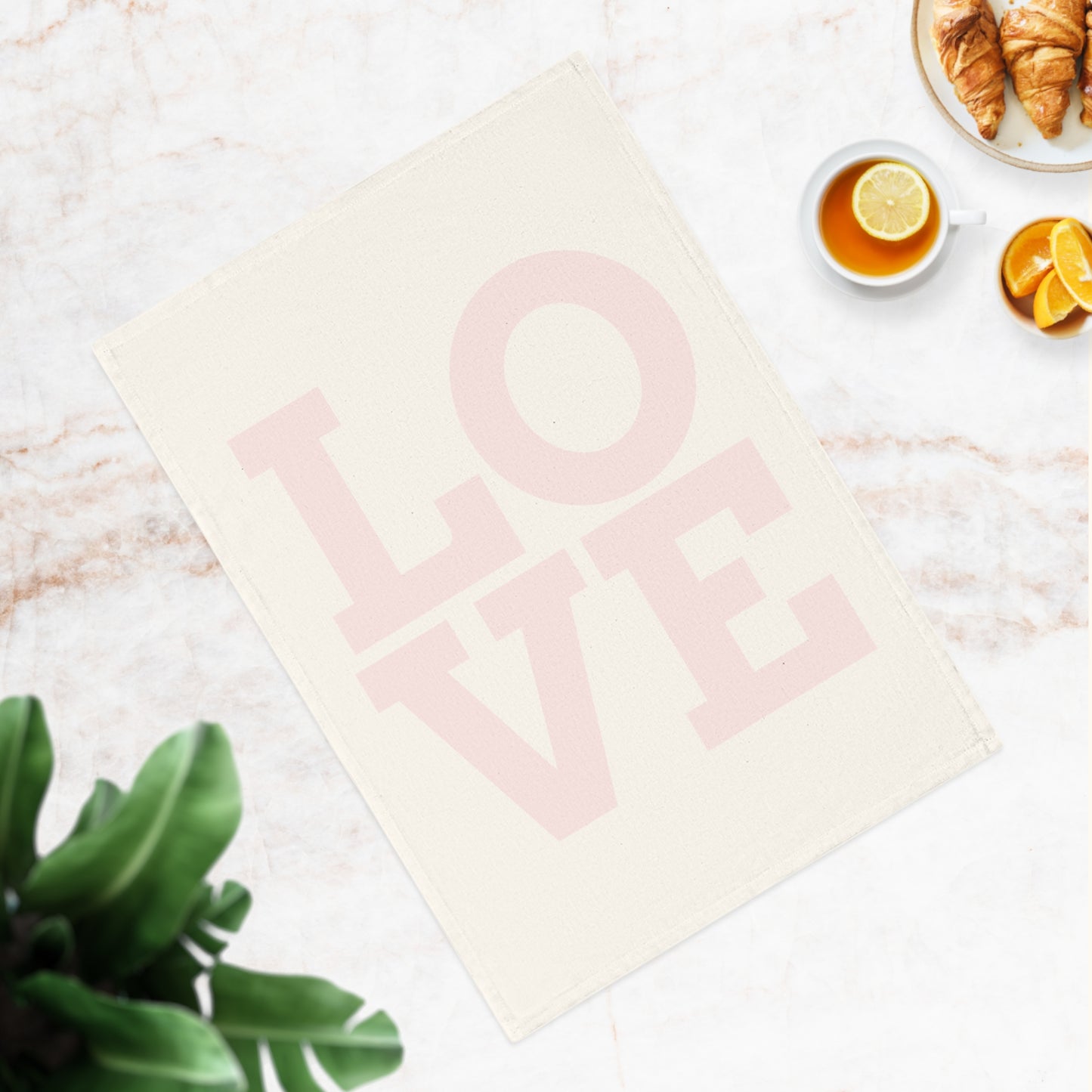 Paño de Algodón Orgánico “LOVE” – Suavidad y Cuidado Consciente