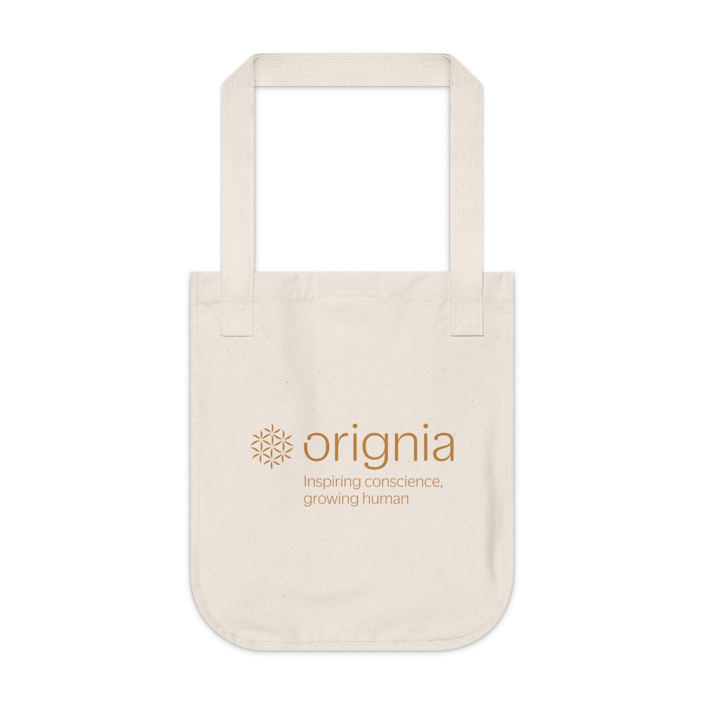 Bolsa Tote de Lona Orgánica “LOVE” – Belleza y Propósito en Movimiento