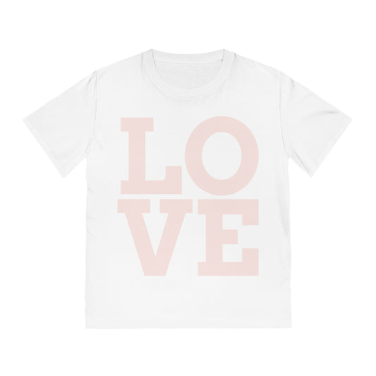 Camiseta Unisex Estilo Rocker – Diseño Minimalista ‘LOVE’ con Algodón Orgánico